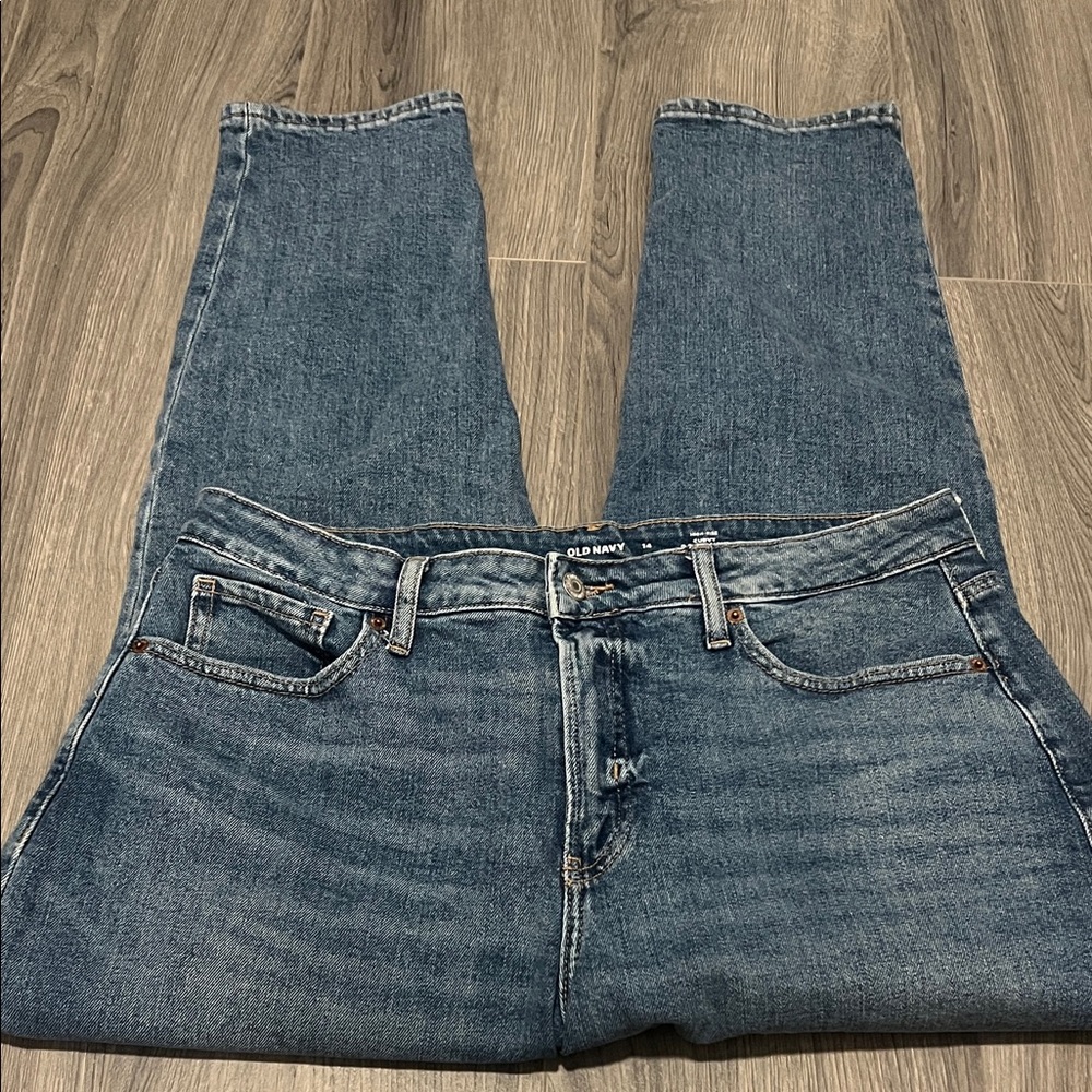 Old Navy Women's Denim Straight Leg Jeans